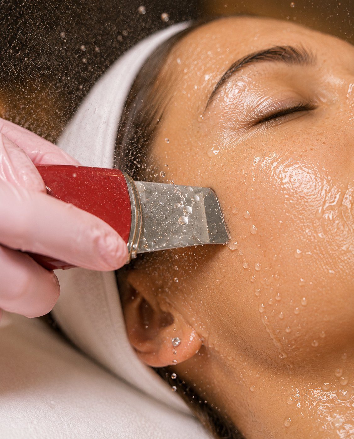 Higiene facial profesional limpieza de poros peeling químico Marbella